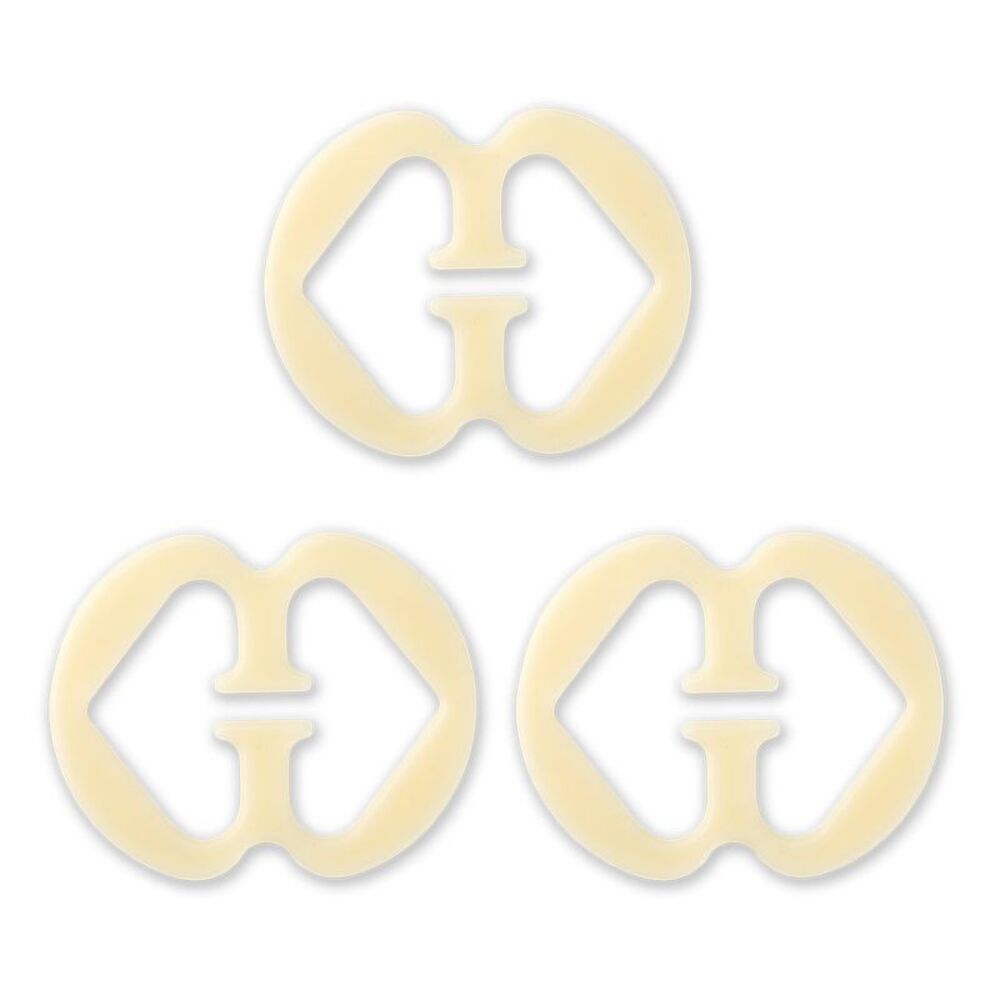 Bra Shoulder Strap Clips Buckles Bra Strap Anti-Slip Buckles Straps Skin Color-2